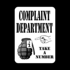 Complaint Department