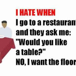 Would you like a table