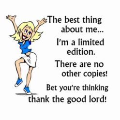 मैं एक सीमित संस्करण हूं