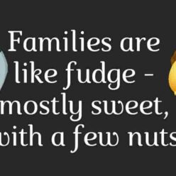 Family is like fudge
