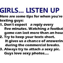 Girls Listen Up