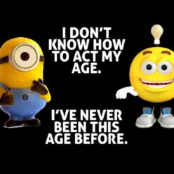 How to act my age