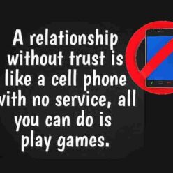 A relationship without trust