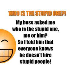stupid boss funny quote