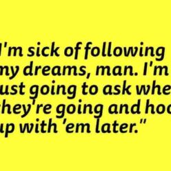 Funny quote about my dreams