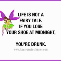 Funny fairy life quote