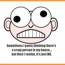 Crazy person in my house!