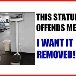 statue offends me humor quote