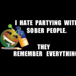 sober people funny quote