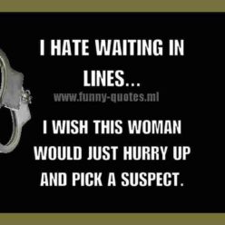 Funny police lineup humor