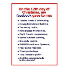 Facebook Christmas Carol