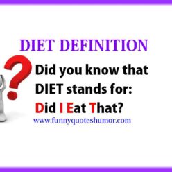 DIET word meaning