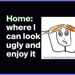 Funny home quote