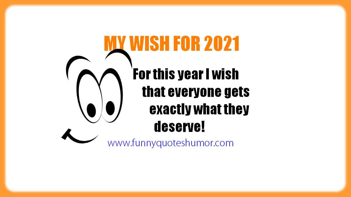 My wish for 2021