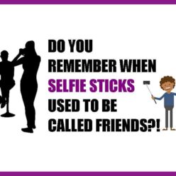 Do you remember when SELFIE STICKS used to be called FRIENDS?!